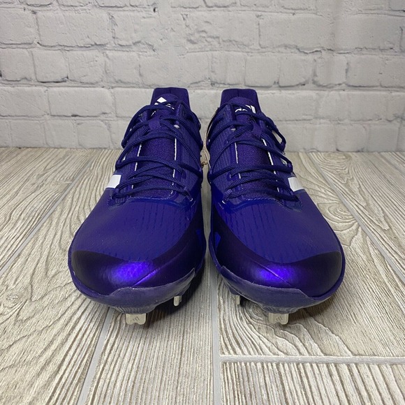 Adidas Adizero Afterburner 8 Metal Baseball Cleats Men’s 13.5 Purple New - Picture 3 of 7